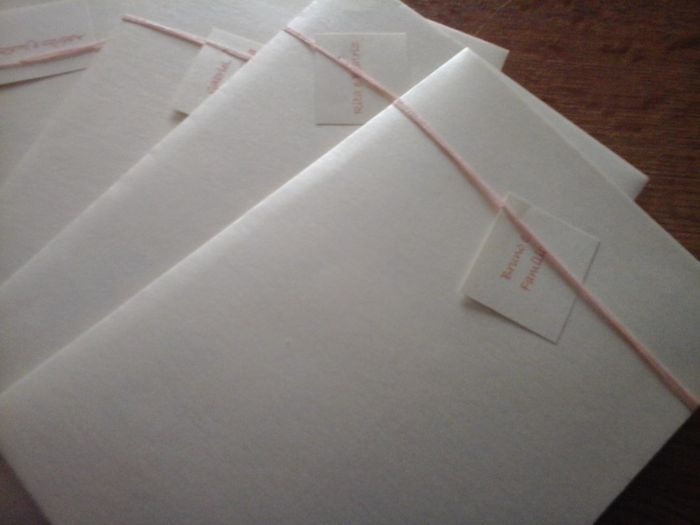Envelopes com etiqueta