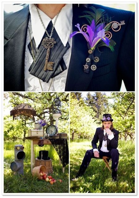 Casamento estilo steampunk