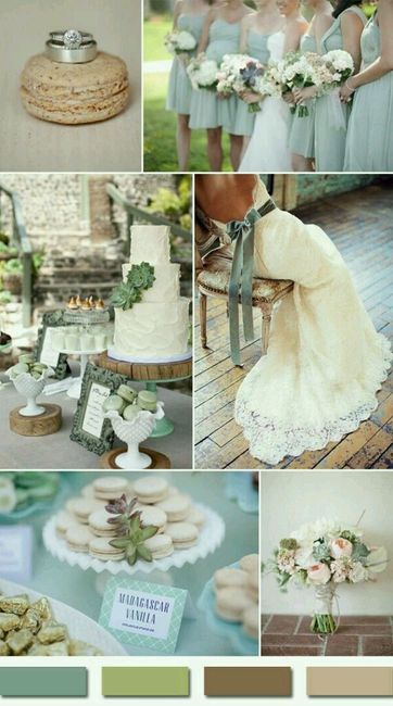 Cores para um casamento rústico - 14