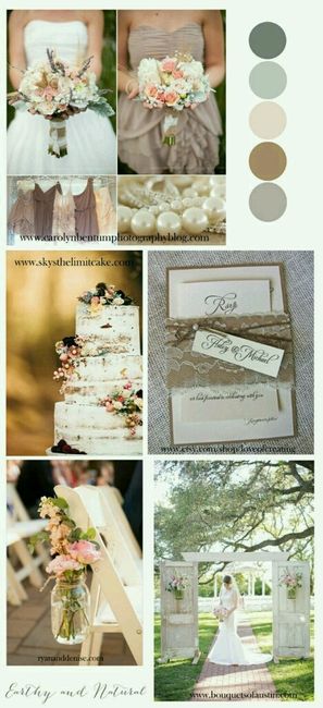 Cores para um casamento rústico - 15