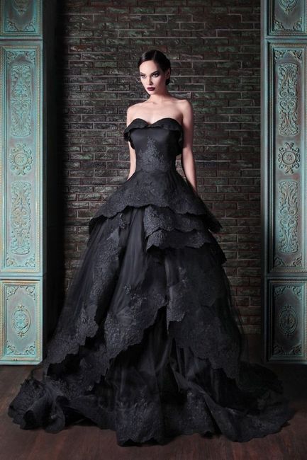 Vestidos de noiva - pretos