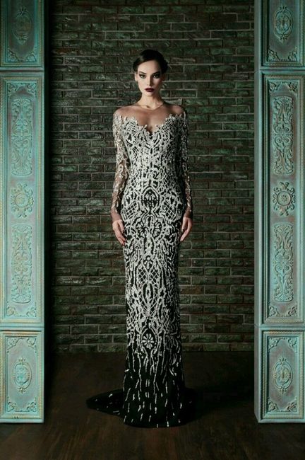 Vestidos de noiva - pretos - 4