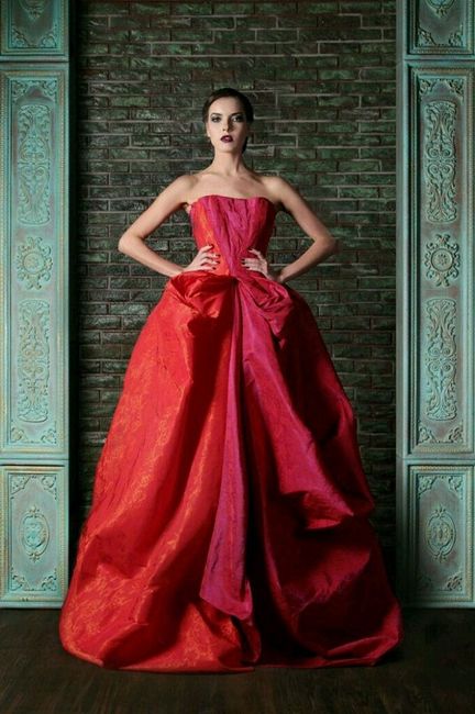Vestidos de noiva - vermelhos - 8