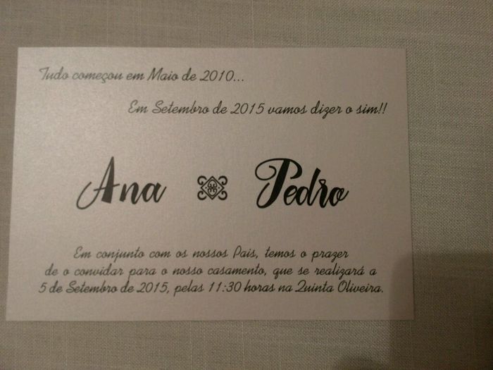 Convites - 1