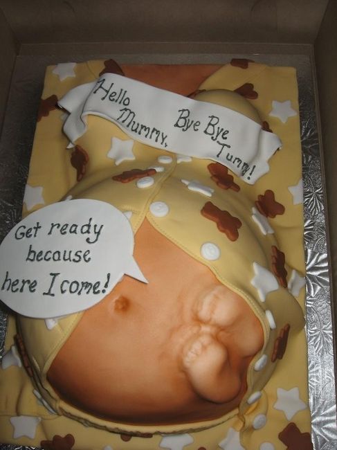 Bolo para as futuras mamãs
