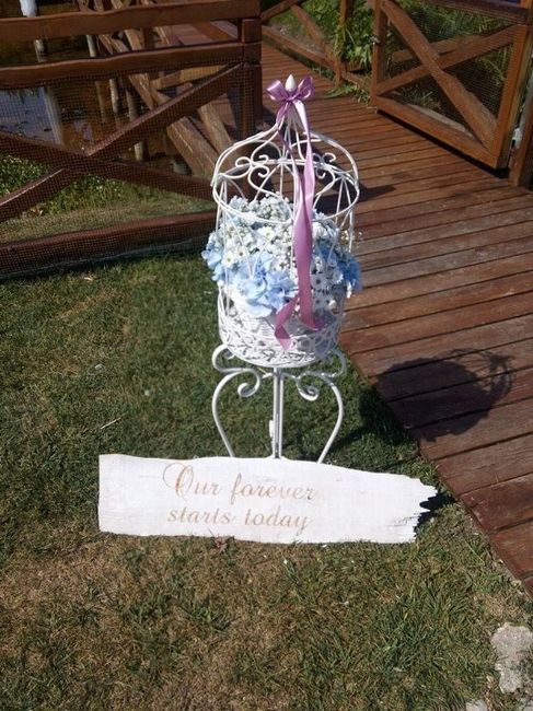 Decoração do jardim
