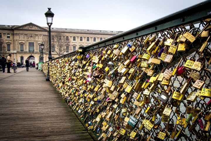 Cadeados na Pont des Arts