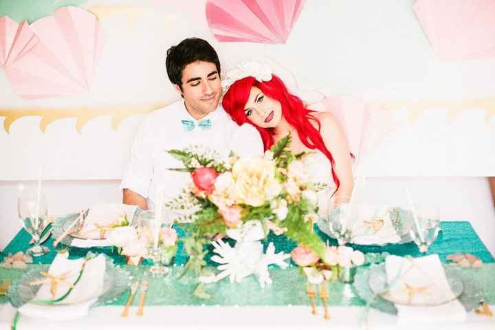 O casamento da pequena sereia