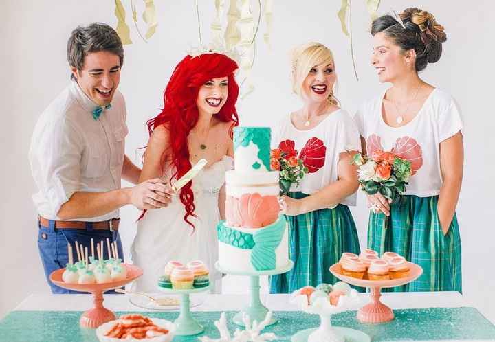 O casamento da pequena sereia