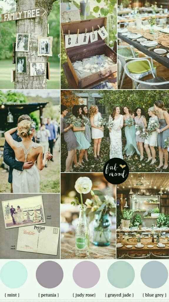 Cores para um casamento rústico - 13