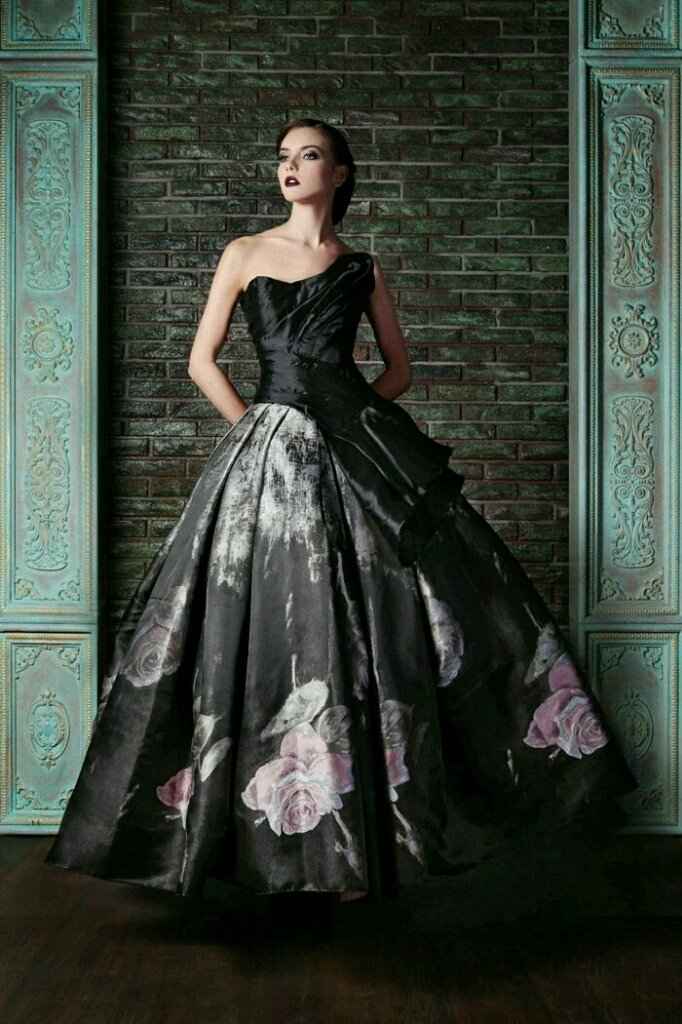 Vestidos de noiva - pretos - 1