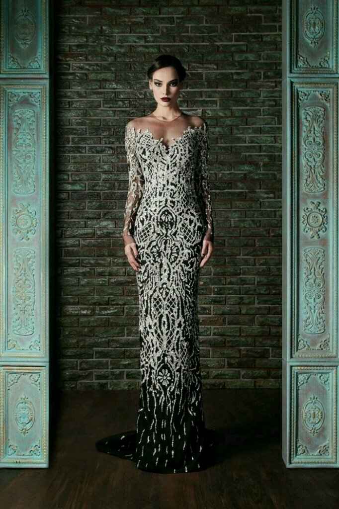 Vestidos de noiva - pretos - 4