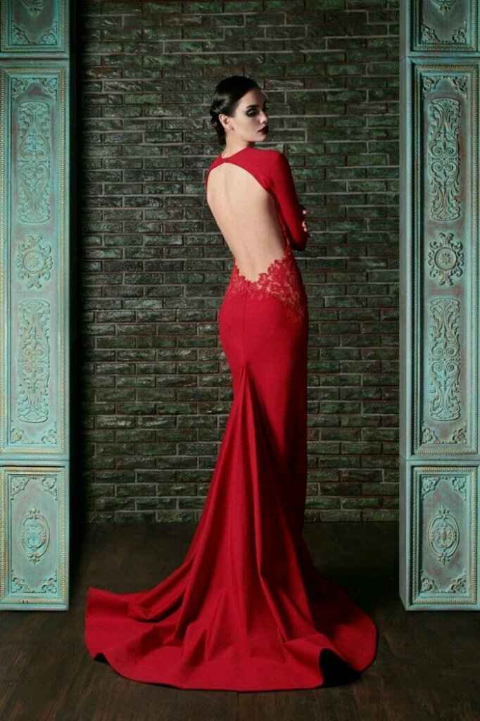 Vestidos de noiva - vermelhos - 3