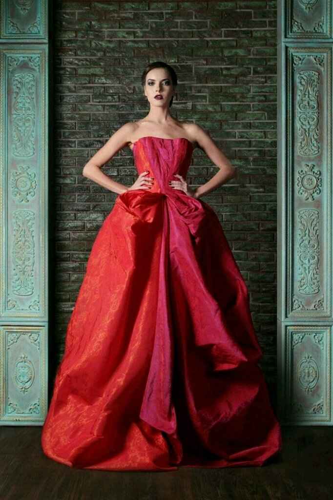 Vestidos de noiva - vermelhos - 8