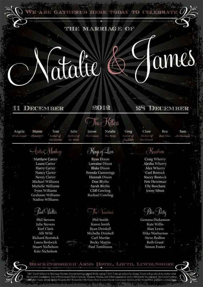 Ideia para cartaz e marcadores de mesa com tema cinema - 6