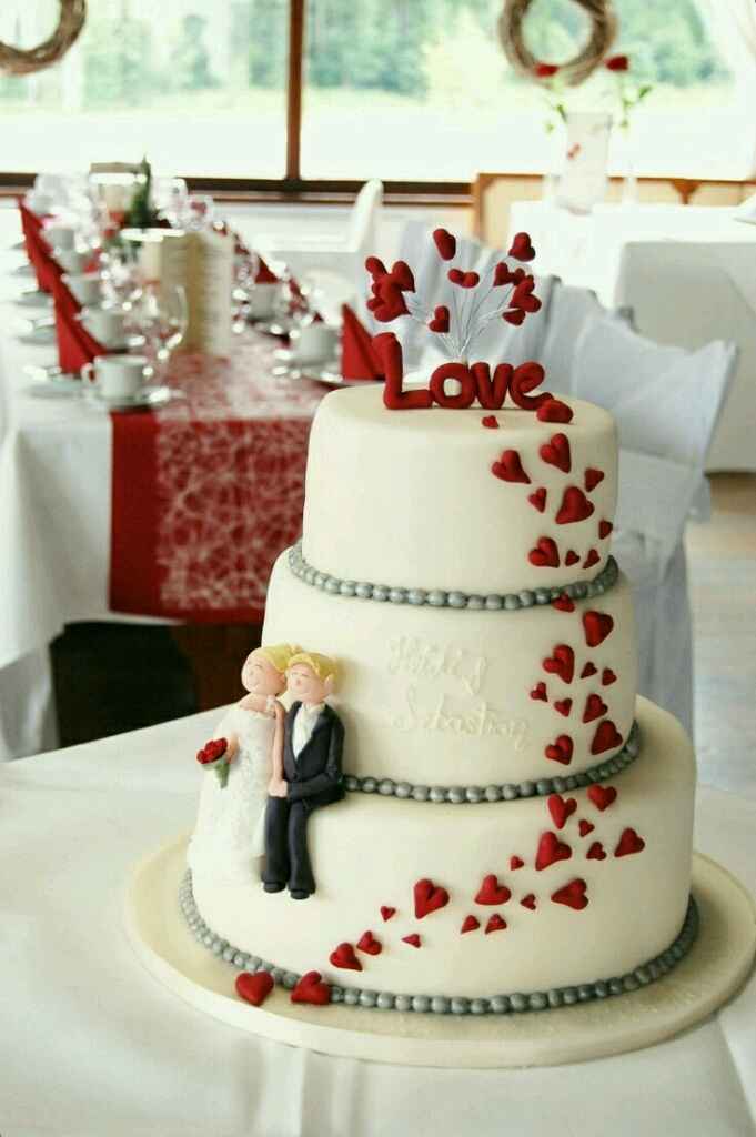 Casamento com tema amor, cor vermelho - 11
