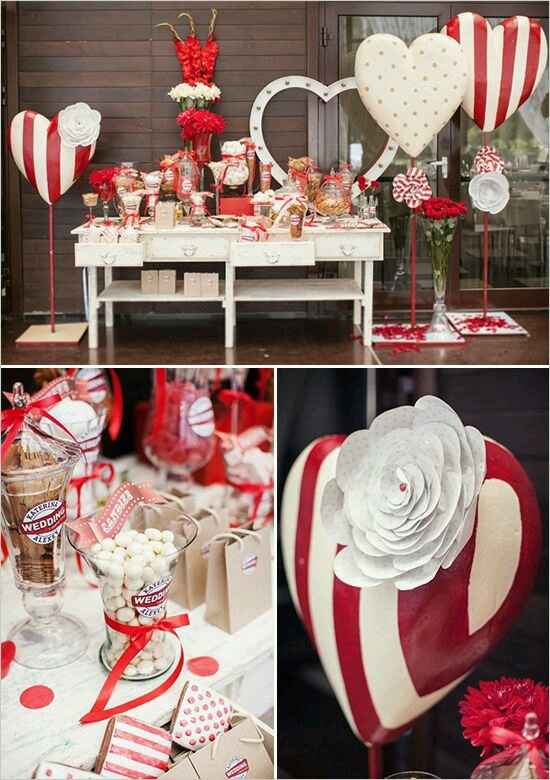 Casamento com tema amor, cor vermelho - 15