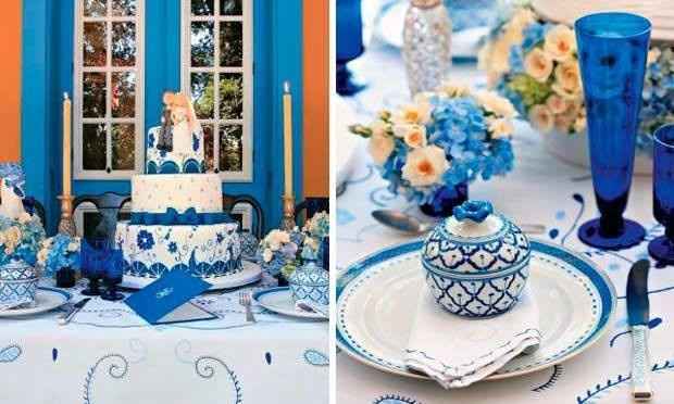 inspirações em azul