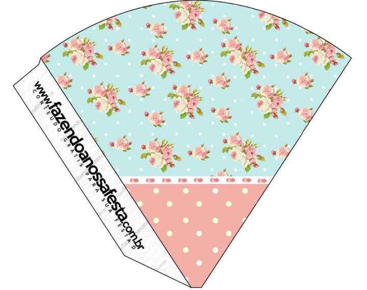 Molde para cone de arroz/confetis/pétalas