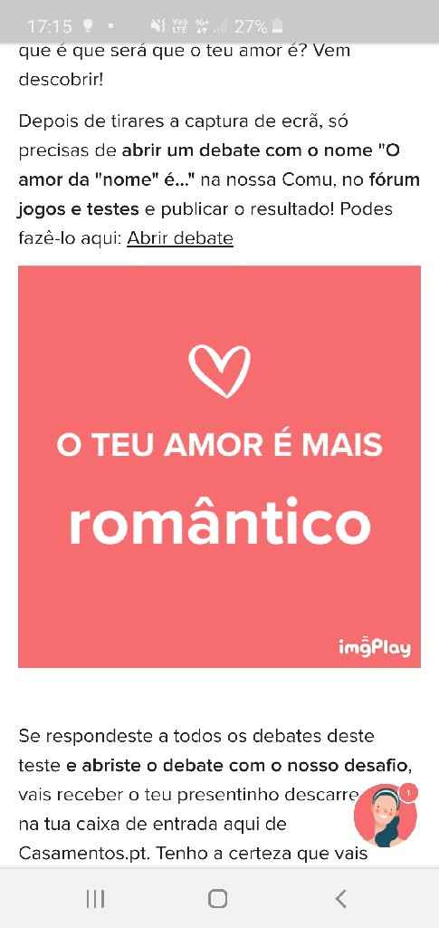 o amor da Sandrine é mais Romântico - 1
