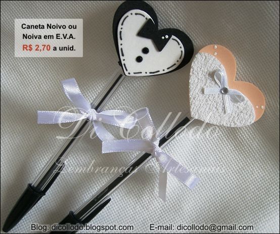 Decoração canetas