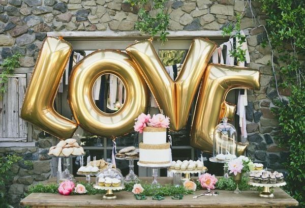 Utilização de balões na decoração do casamento
