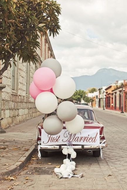 Utilização de balões na decoração do casamento