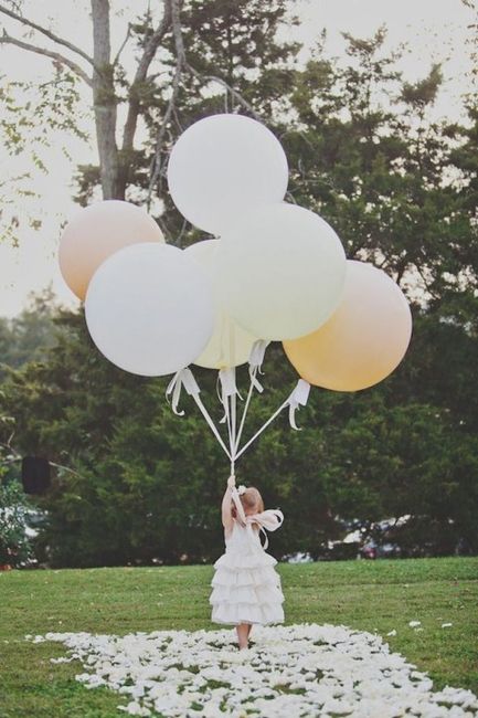 Utilização de balões na decoração do casamento