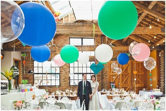 Utilização de balões na decoração do casamento