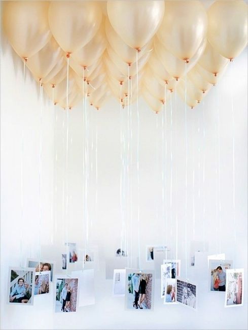 Utilização de balões na decoração do casamento