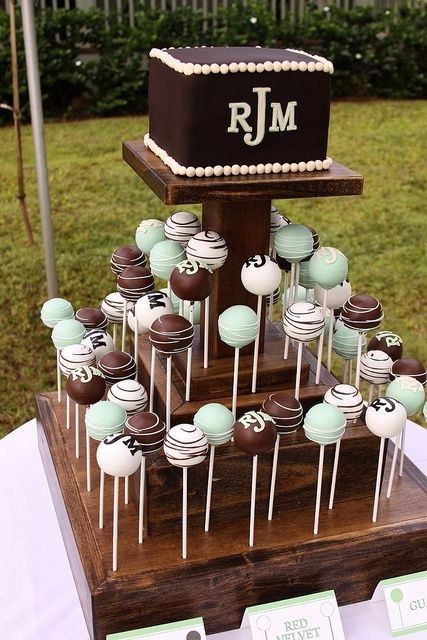 Bolo dos noivos - cake pops 2