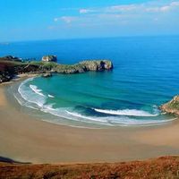 Playa Torimbia perto Llanes