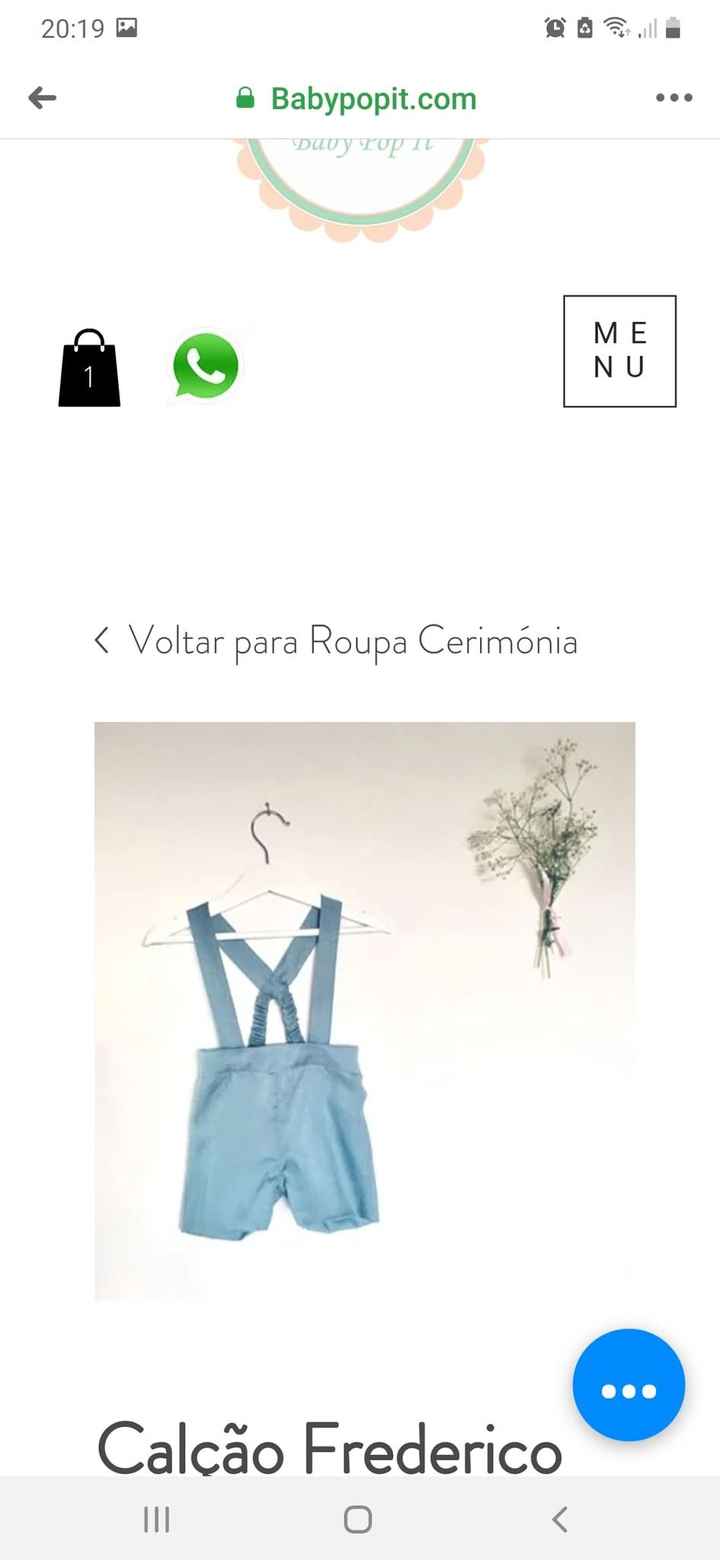 Roupa dos meninos - 2