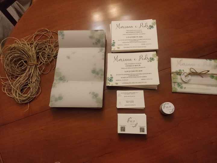 Os nossos convites! - 1
