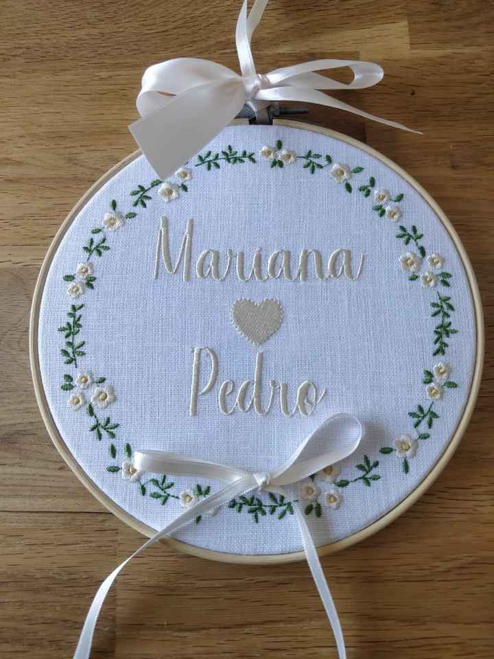 o nosso porta alianças - 1