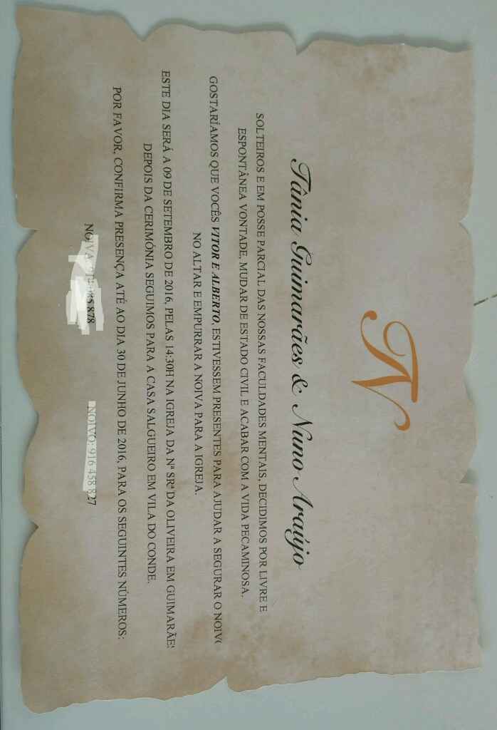Convites - 2