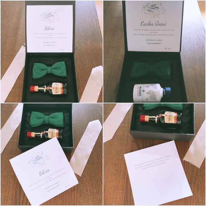 Detalhe convite - Groomsmens