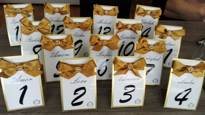 Marcadores de mesa check😍 - 2