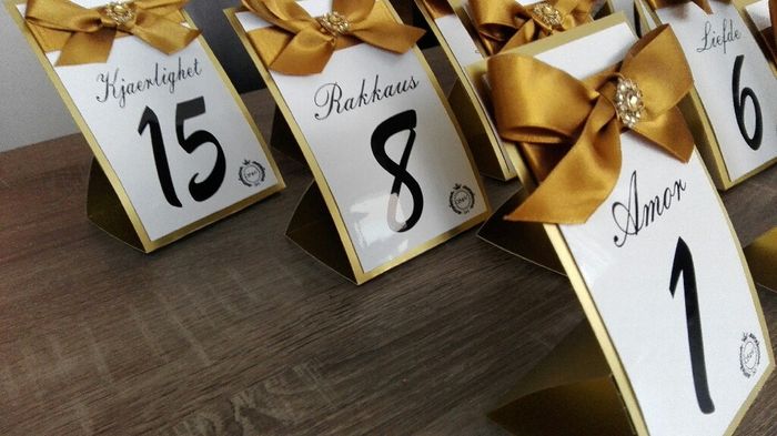 Marcadores de mesa check😍 - 3