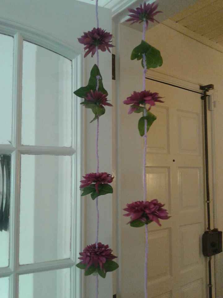 a minha experiência de cortina flores - 1