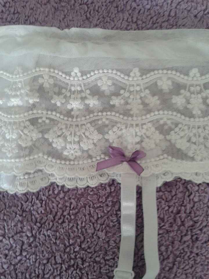 Cinto de ligas feito por mim👰👰👰 - 2