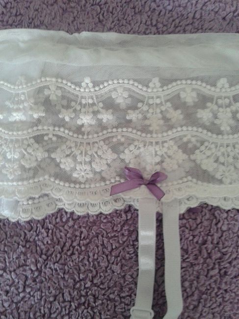 Cinto de ligas feito por mim👰👰👰 - 2