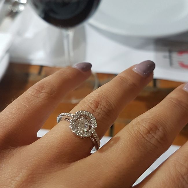 Anel de noivado da Swarovski 1