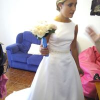 Frente do vestido 
