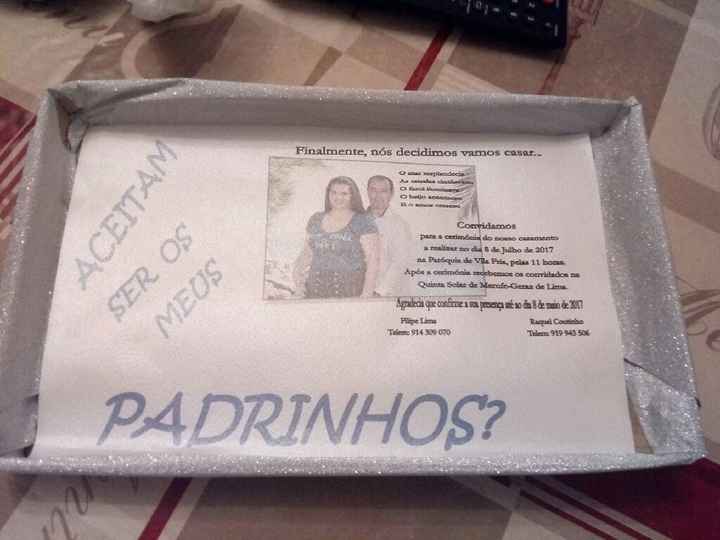 Convite padrinhos - 2