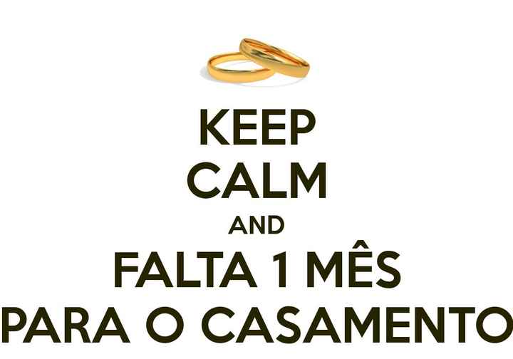 Falta um mes - 1