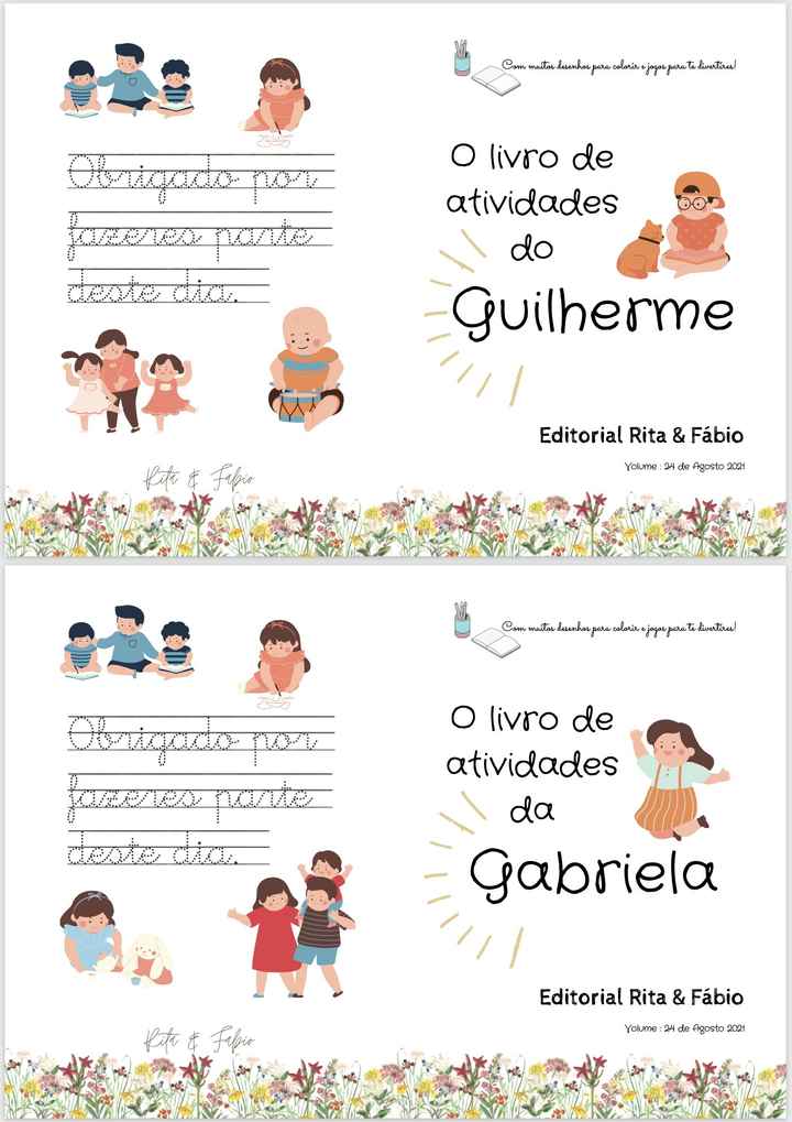 Livro de atividades dos pequenitos 🐣  |  Eco-noiv@s 🌱 - 1