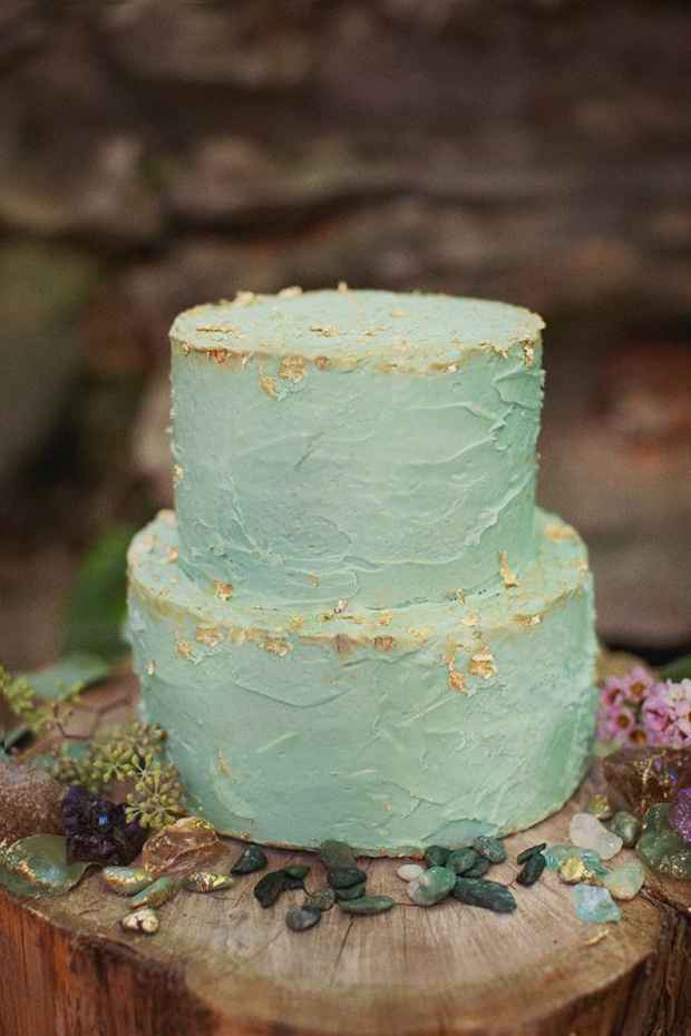 o Arco-íris invade a Comunidade 🌈 Inspirações com Verde-água para Bolo de Casamento - 1