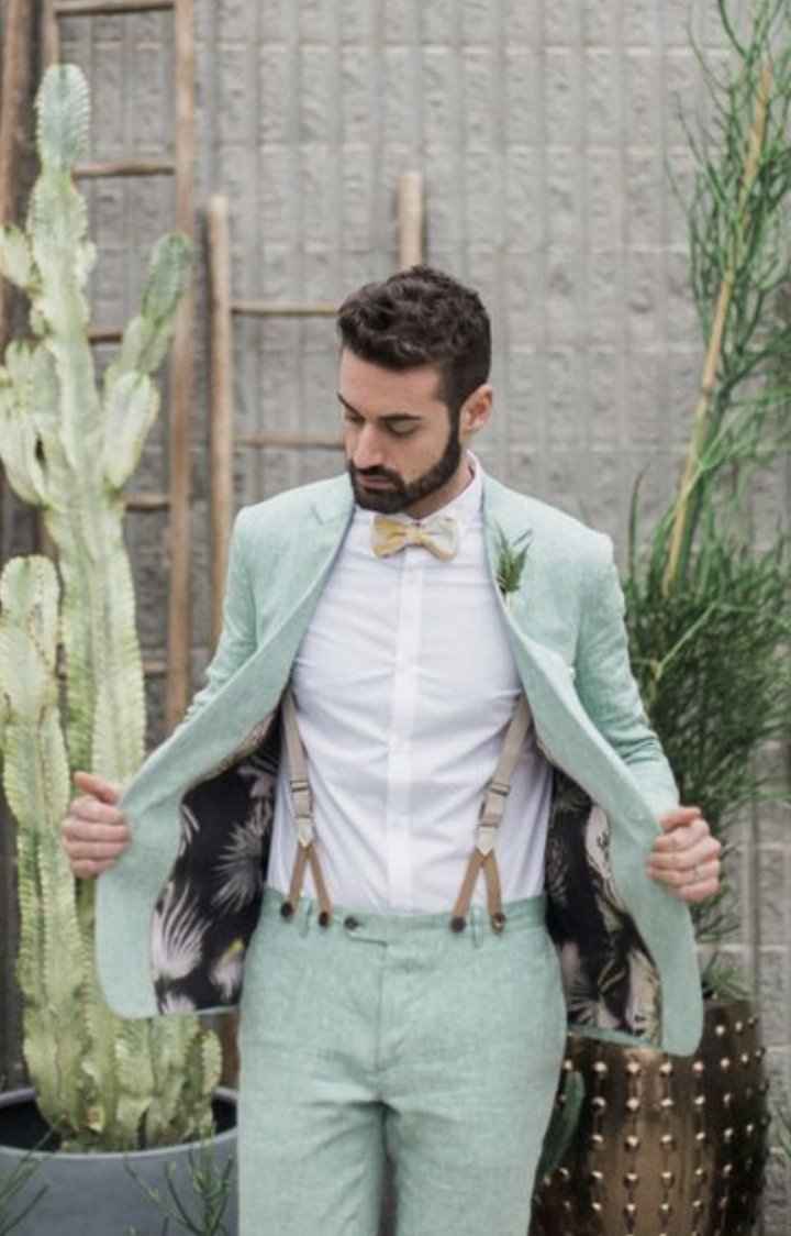 o Arco-íris invade a Comunidade 🌈 Inspirações com Verde-água para Fato do Noivo - 4