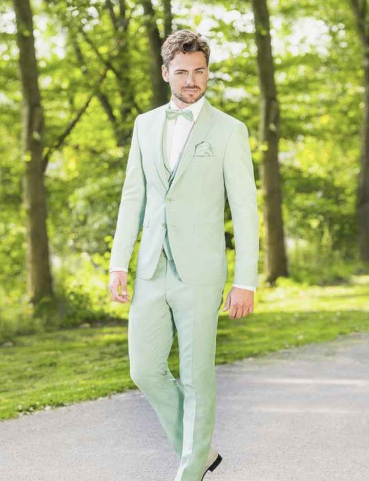 o Arco-íris invade a Comunidade 🌈 Inspirações com Verde-água para Fato do Noivo - 6
